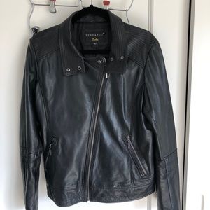 Like new Bernardo leather Moto jacket